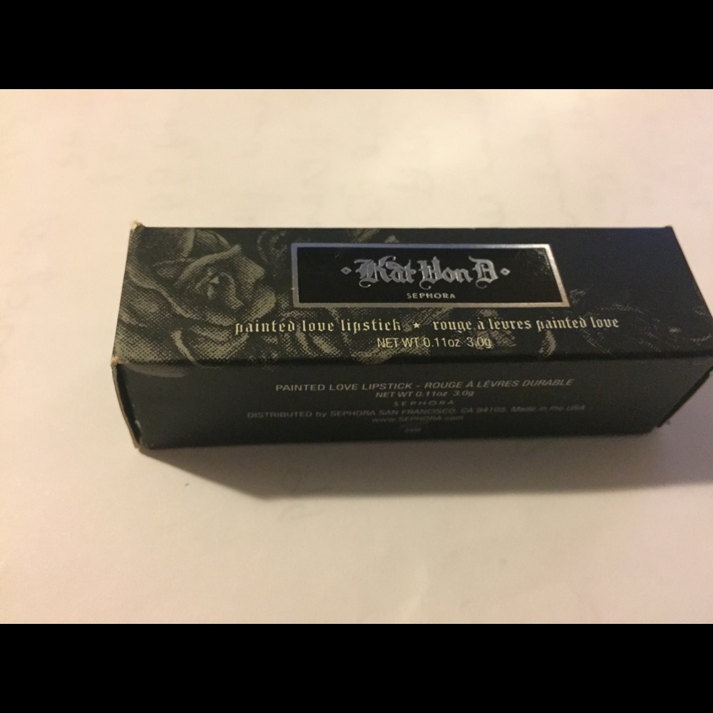 Kat Von D foiled and painted love lipsticks